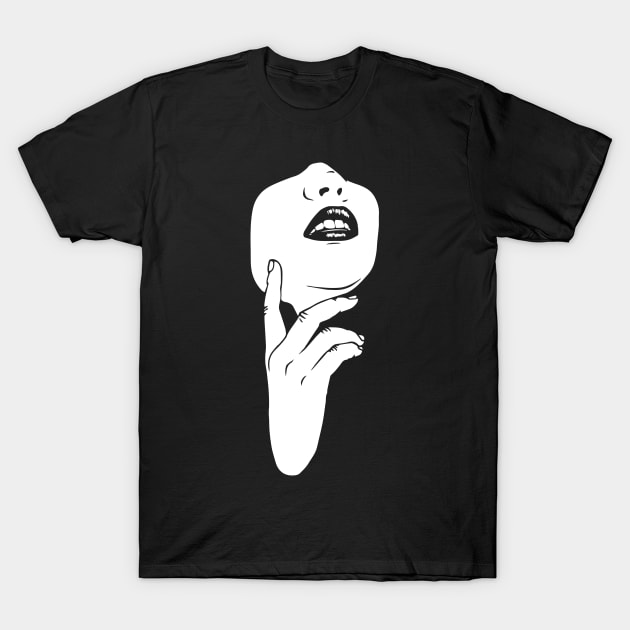 Floating In The Darkness T-Shirt by astronaut